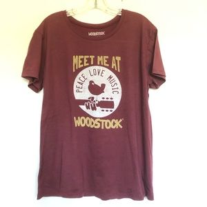 Meet Me At Woodstock Concert Band T shirt